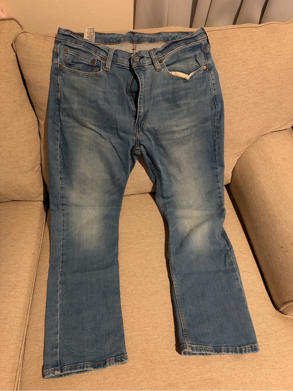 Levi's Men's Blue Straight Jeans